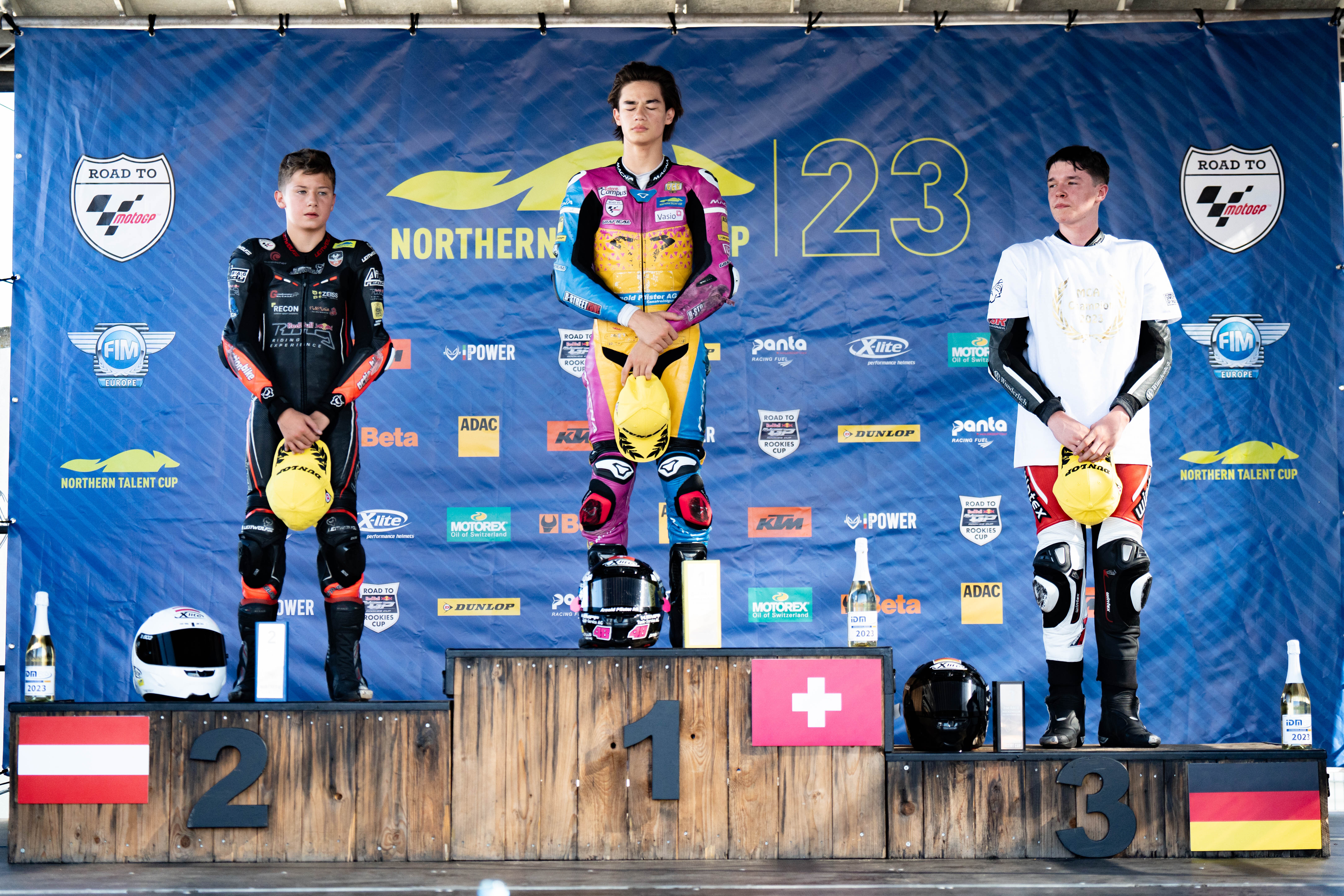 Podium Hockenheim Race 2 Round 6 2023 Northern Talent Cup