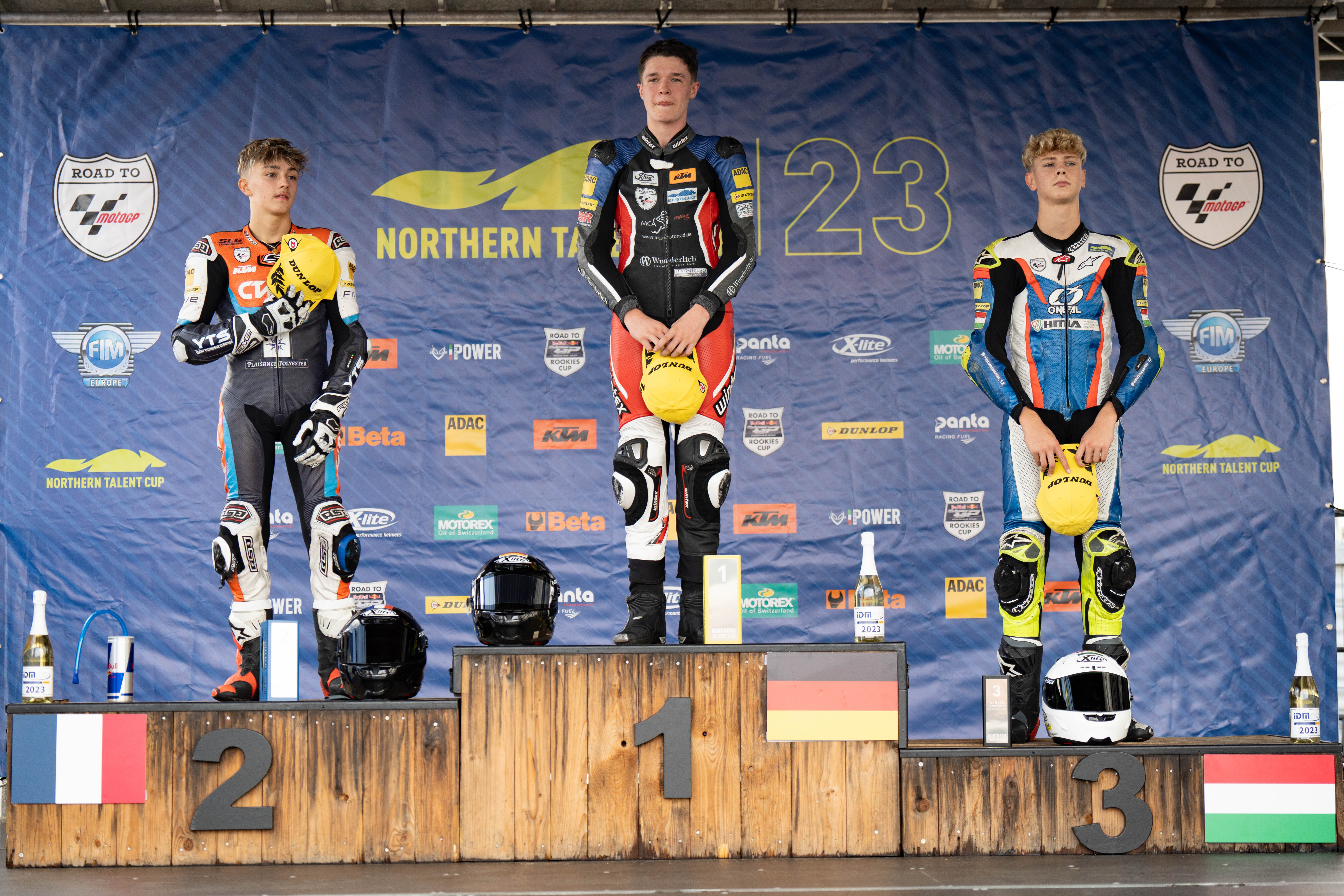 Podium Hockenheim Race 1 Round 6 2023 Northern Talent Cup