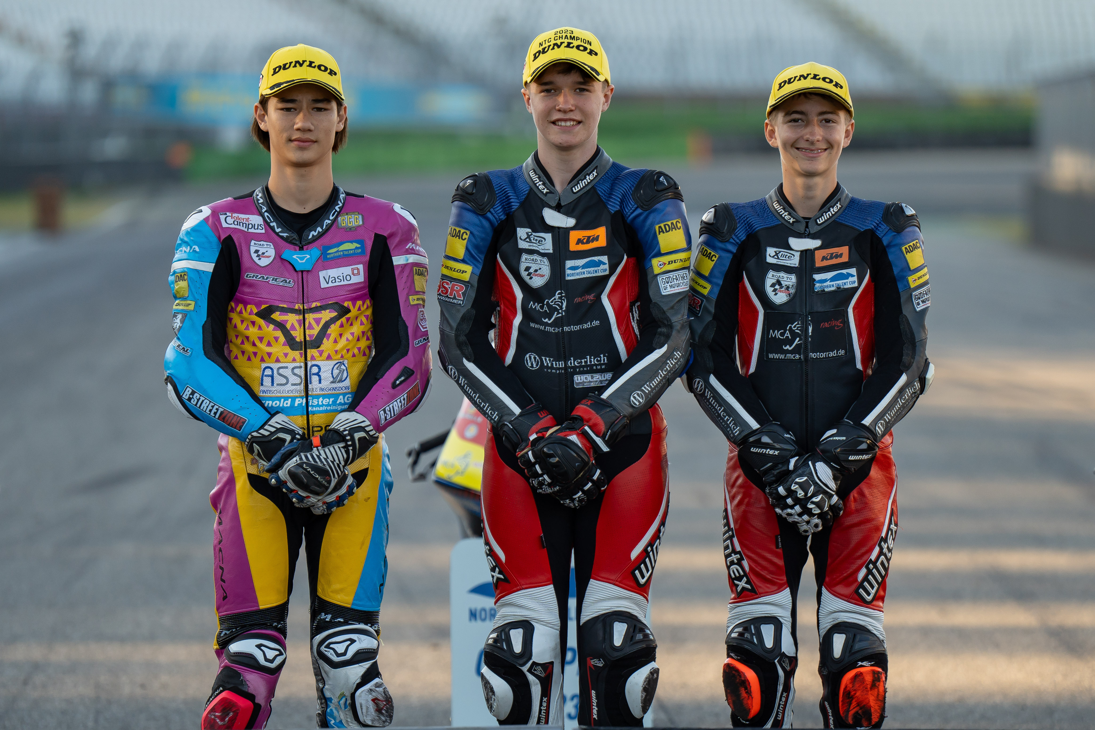 2023 Northern Talent Cup: 1st Rocco Sessler, 2nd Lenoxx Phommara, 3rd Julius Frellsen