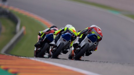 Riders on track